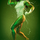 Image for article titled Famous superheroines wearing suits made of liquid paint look really cool